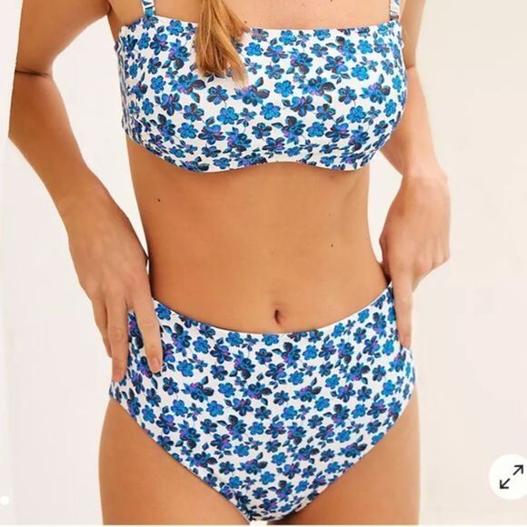 Anthropologie x Sanctuary High-Waisted Reversible Bikini Bottoms Size S - Picture 9 of 10